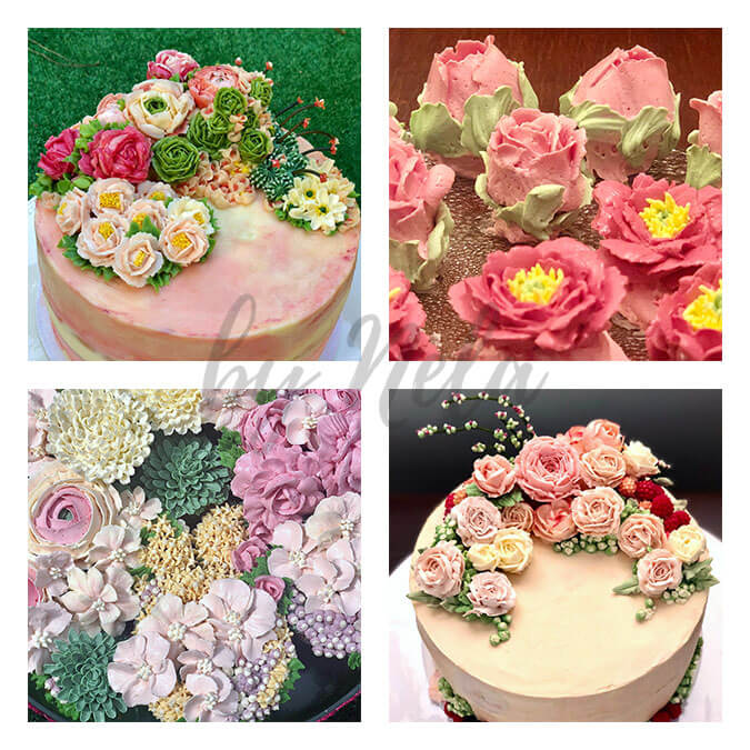 Collage de Bouquets de buttercream