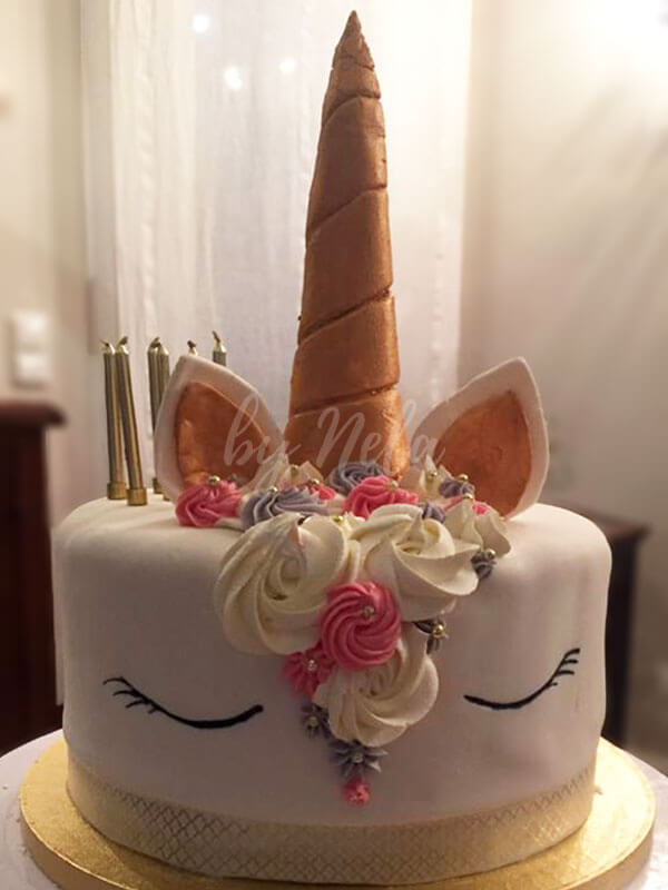 Tarta de unicornio
